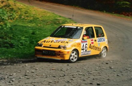 Jacek Sikora i Marek Kaczmarek - Fiat Cinquecento Sporting.